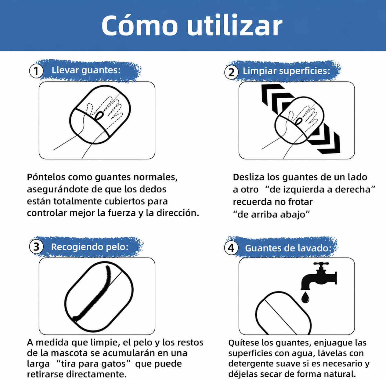 Pettend™ Microfibra Removedora de Pelos Profesional
